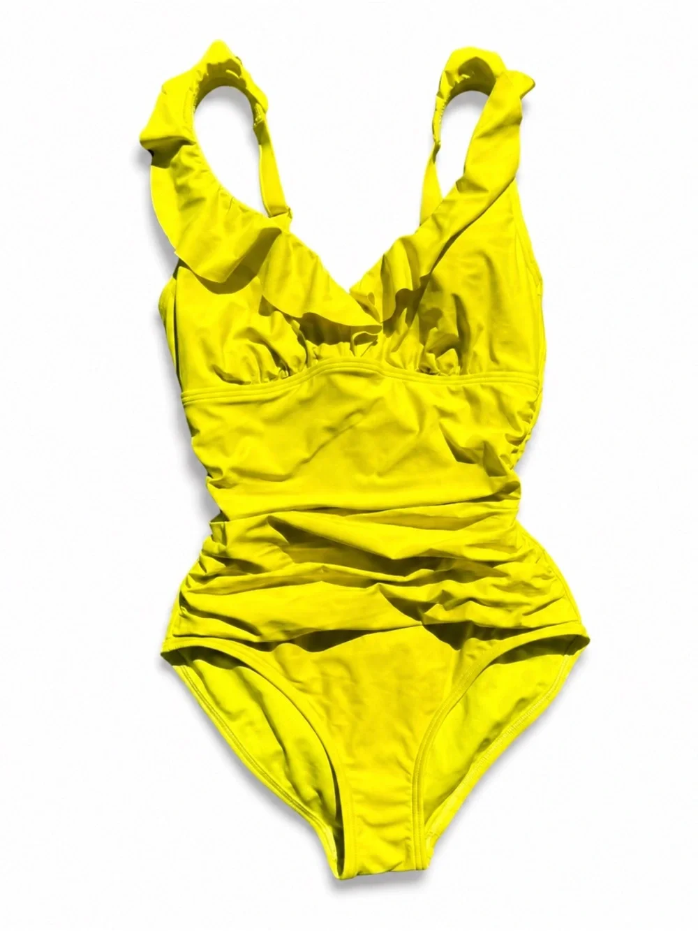 DKNY Bright Yellow One-Piece Swimsuit - Picture 2 of 13